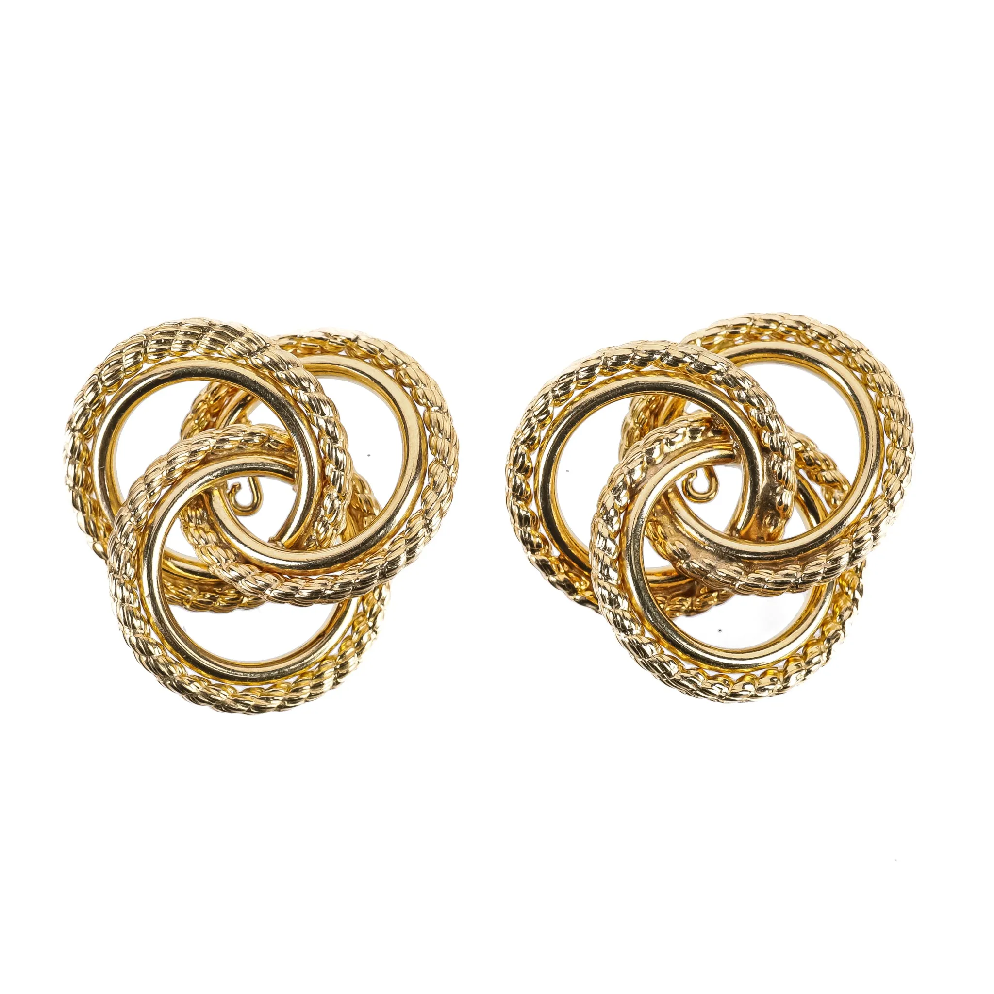 14K Yellow Gold Lovenot Earring Jackets