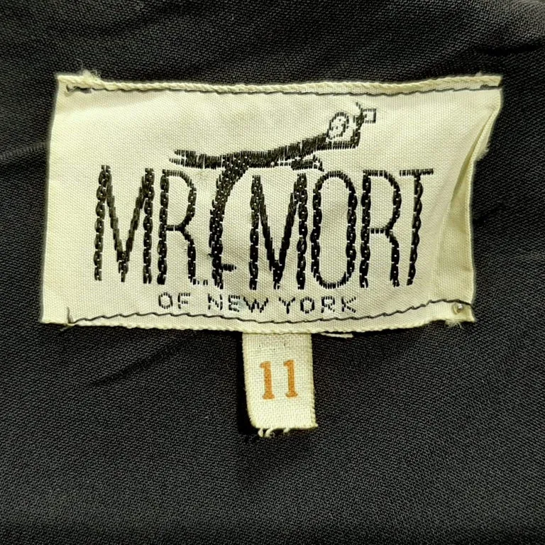 1960s Mr Mort Navy Dress and Jacket Suit