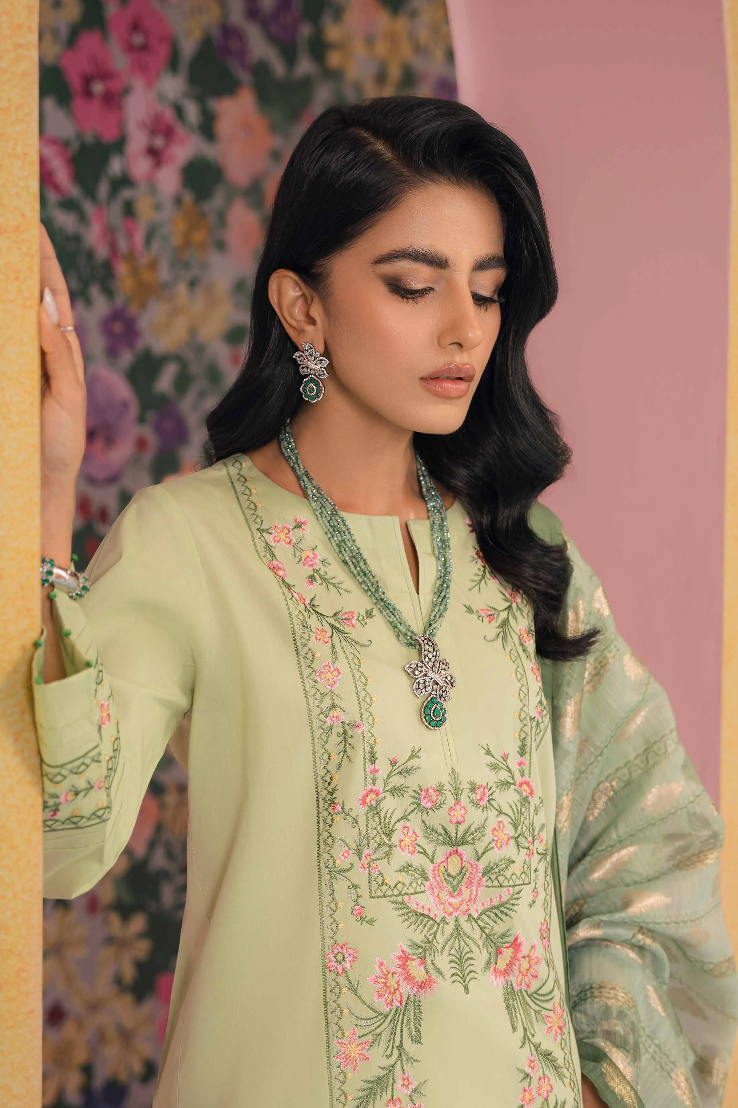 2 Piece - Embroidered Suit - 42301618