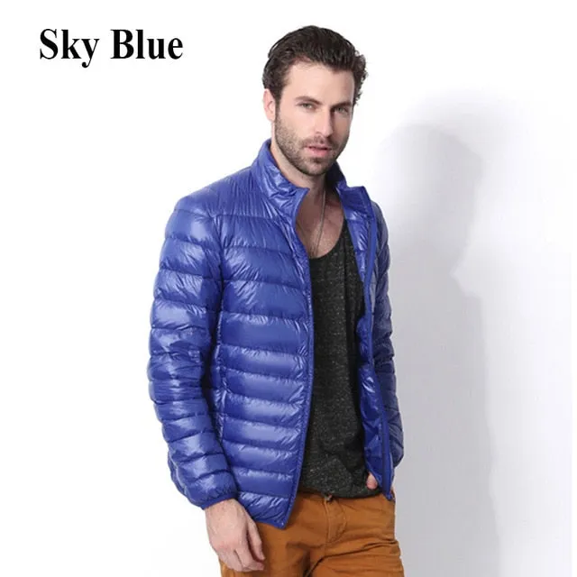 2018 Winter men Ultralight Jacket White Duck Down Jacket Men Down Jackets Outdoors Winter Male Casual down jacketCoat