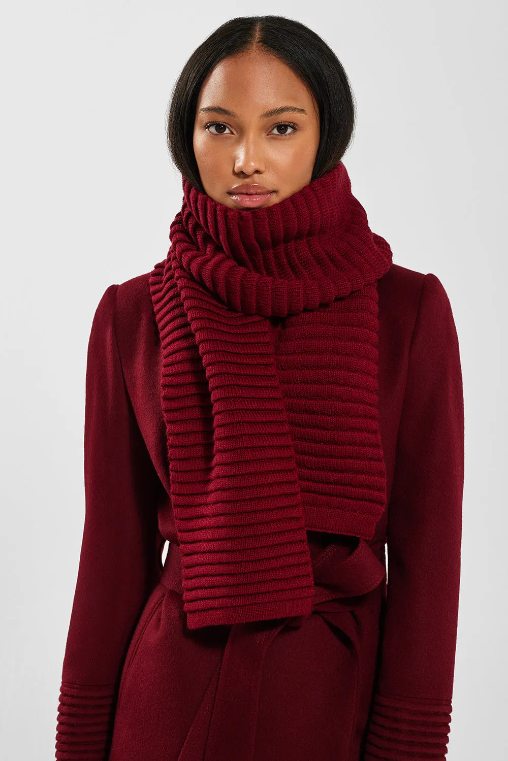 Adult Ribbed Scarf