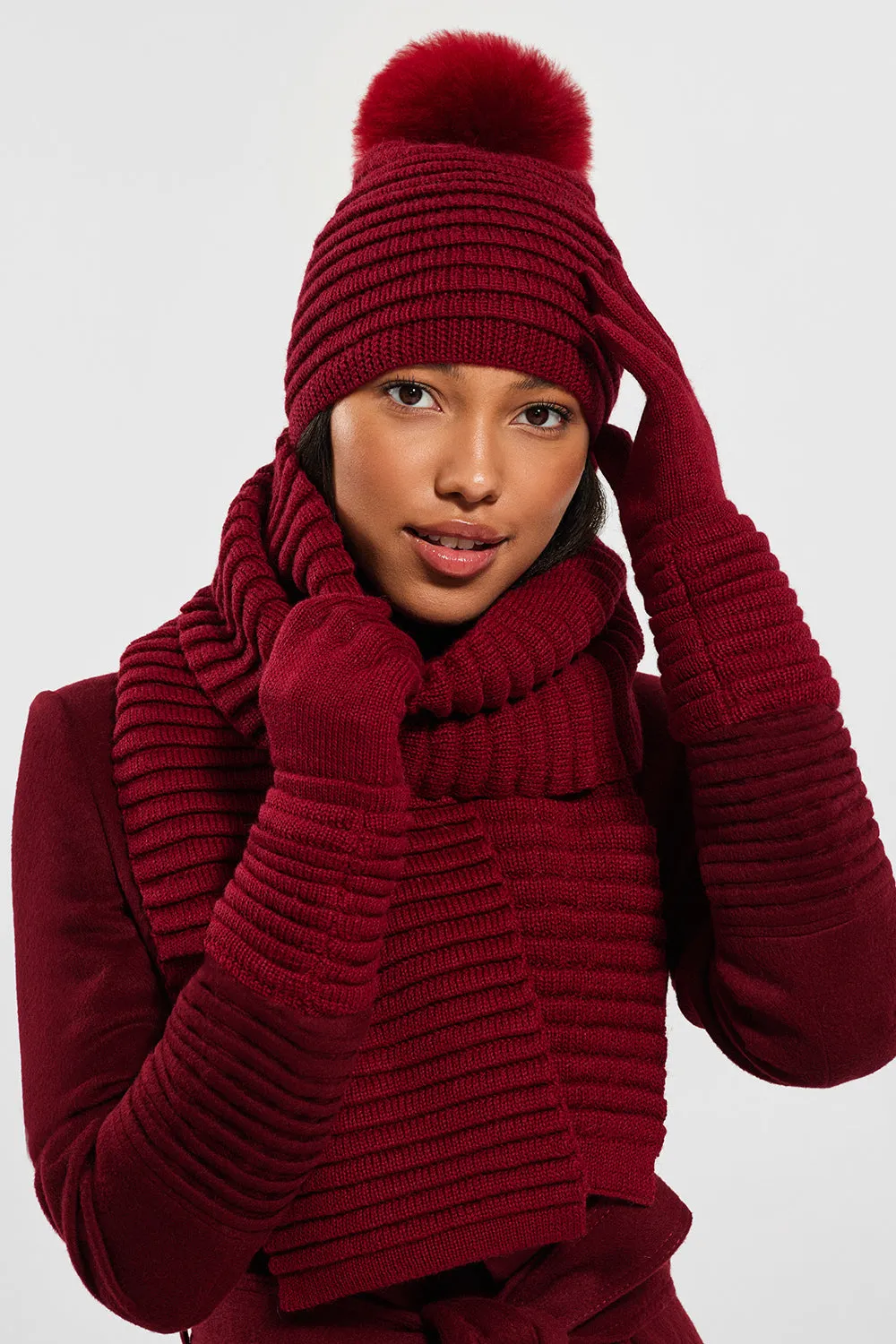 Adult Ribbed Scarf