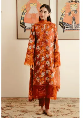 Afrozeh Lawn Suit