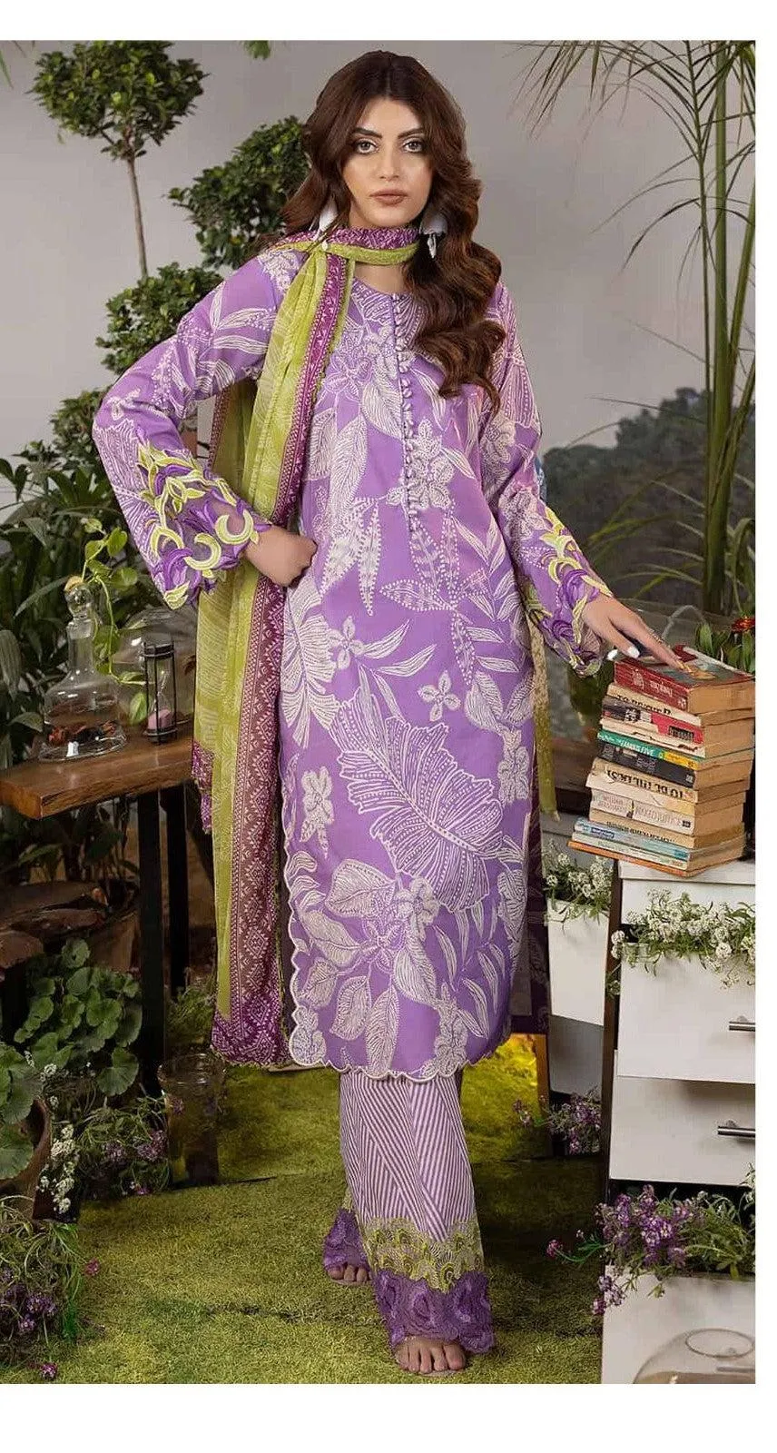 Al Karam Lawn Suit