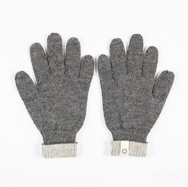 Alpaca Gloves - Dark Grey