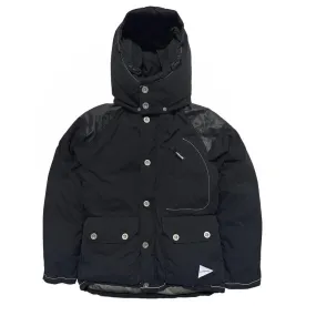 And Wander Black Down Puffer Jacket