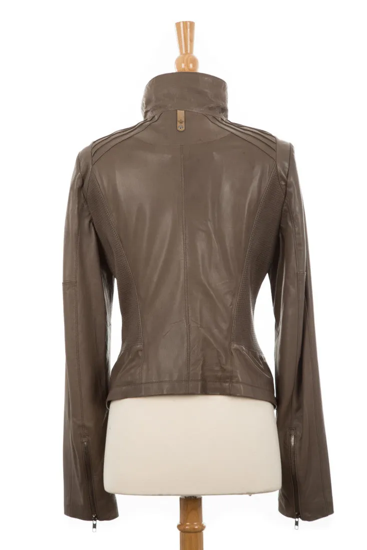 Anik Leather Moto Jacket