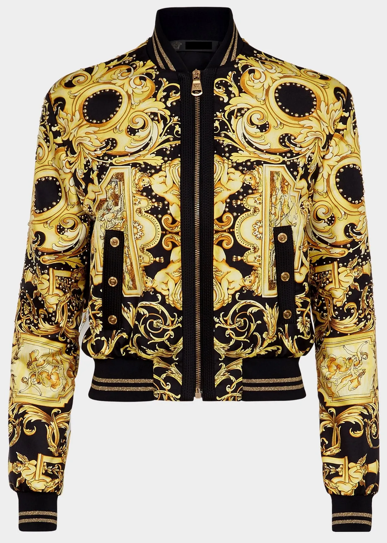 'Baroque' Bomber Jacket