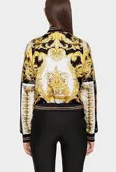 'Baroque' Bomber Jacket