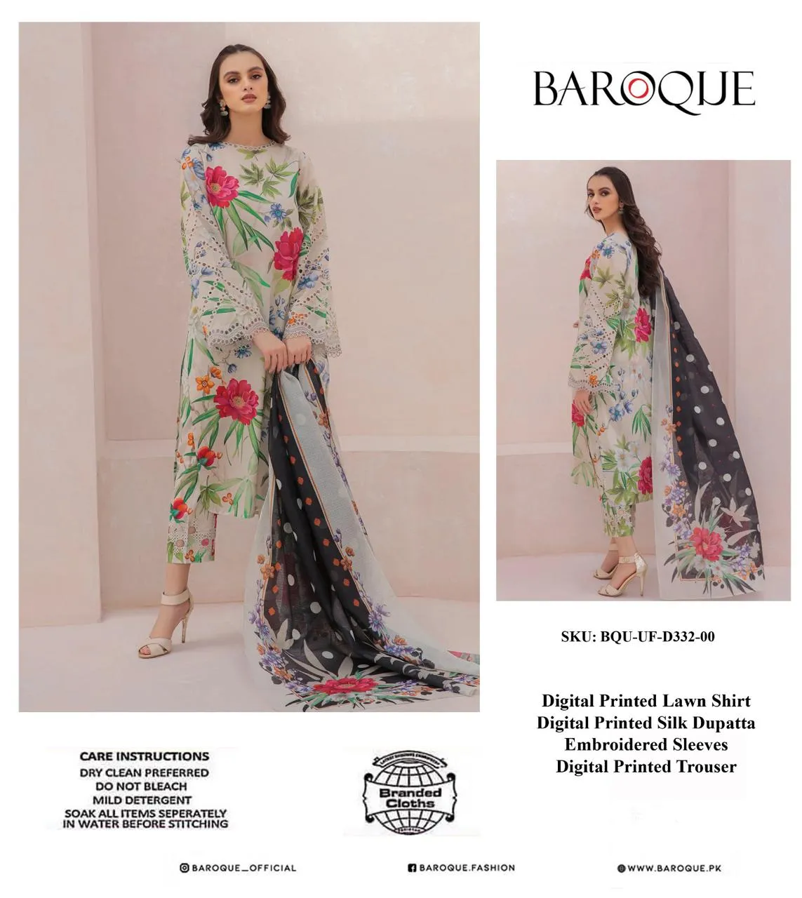 Baroque Lawn Suit