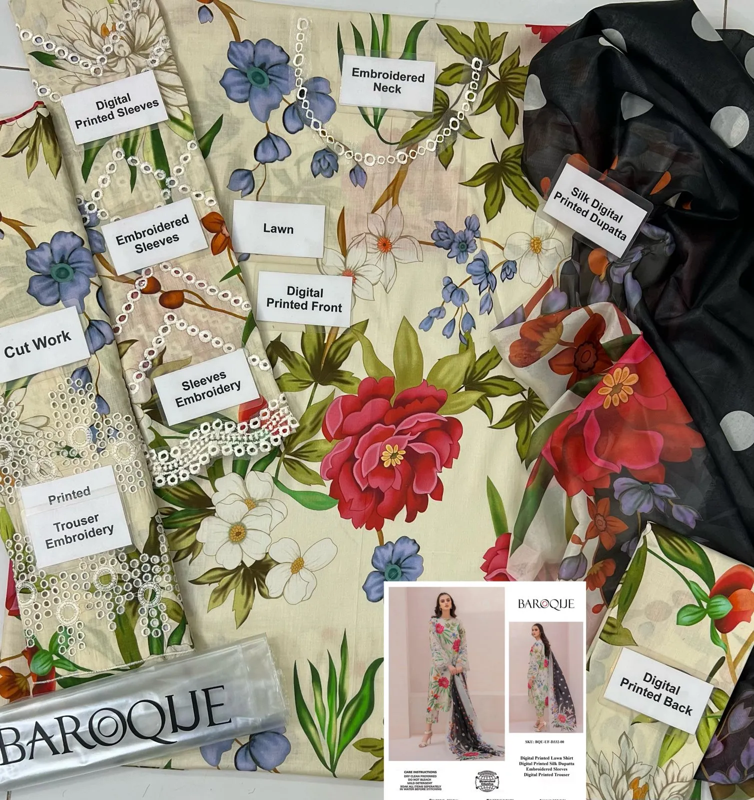 Baroque Lawn Suit