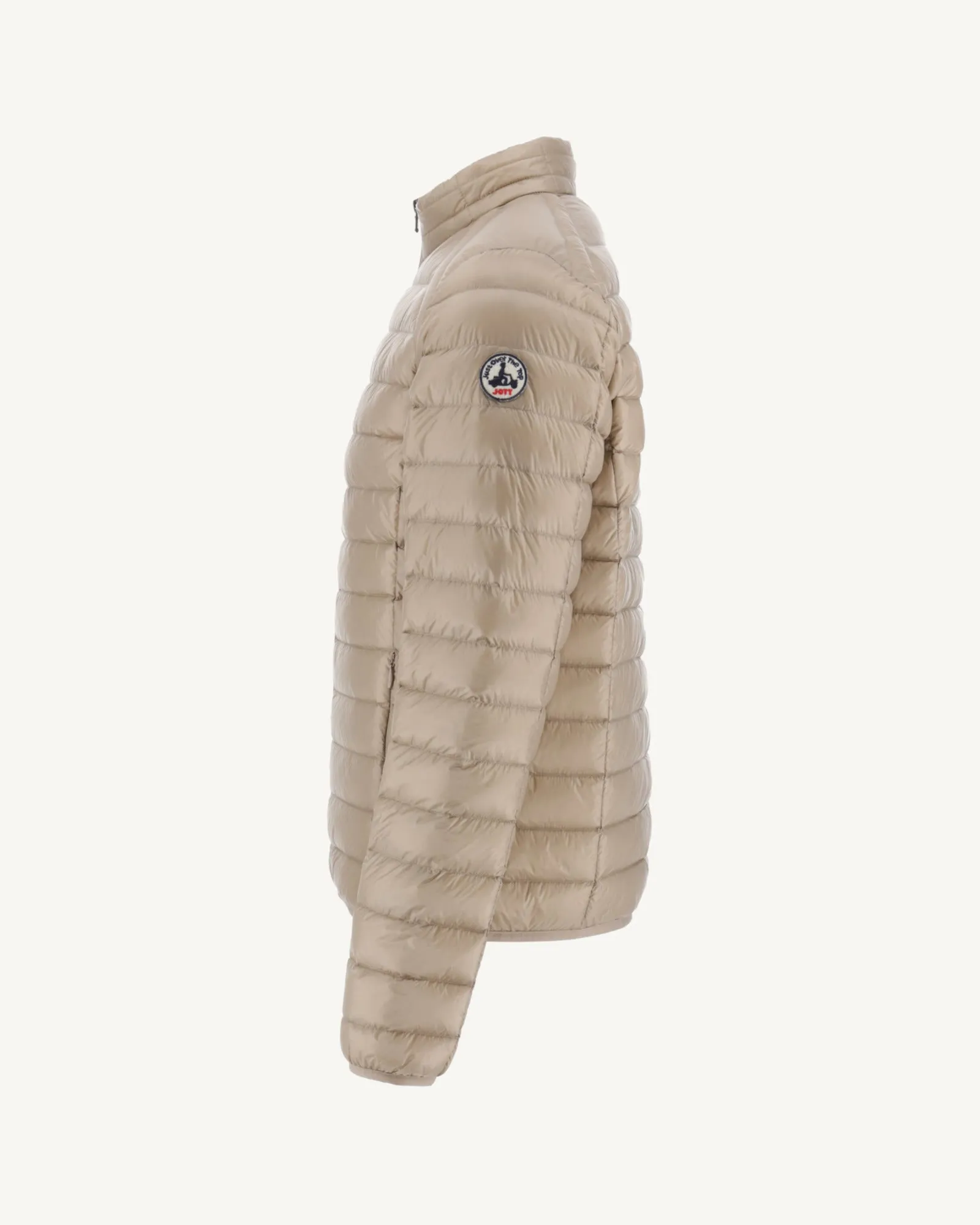 Beige Lightweight down jacket Mat