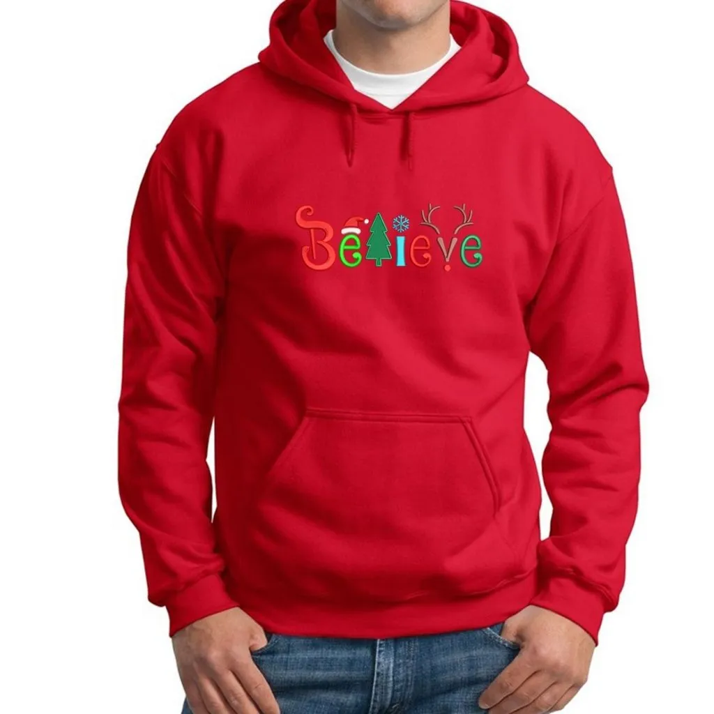 Believe Embroidered Sweatshirt