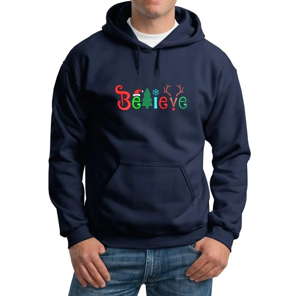 Believe Embroidered Sweatshirt