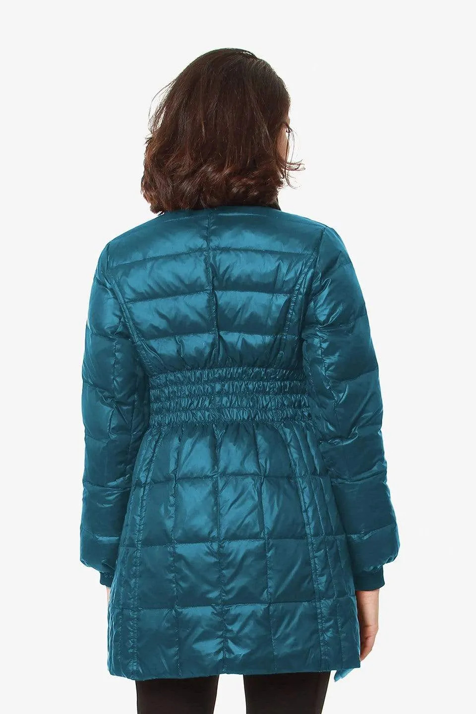 Bella 3-In-1 Down-Filled Maternity Jacket Teal