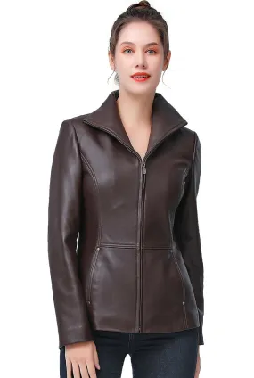 BGSD Women Lyla Lambskin Leather Jacket