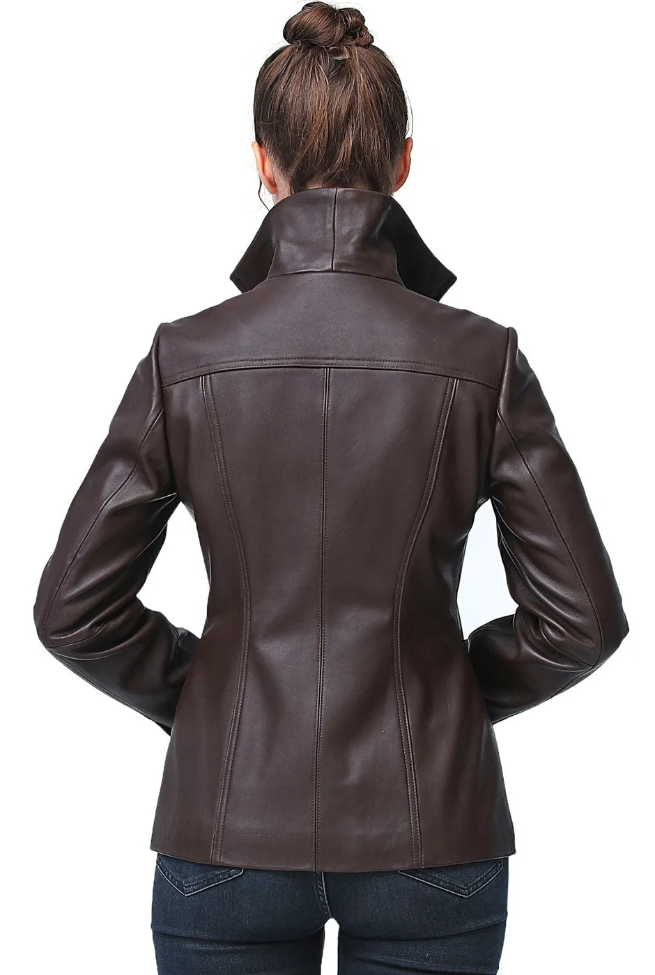 BGSD Women Lyla Lambskin Leather Jacket