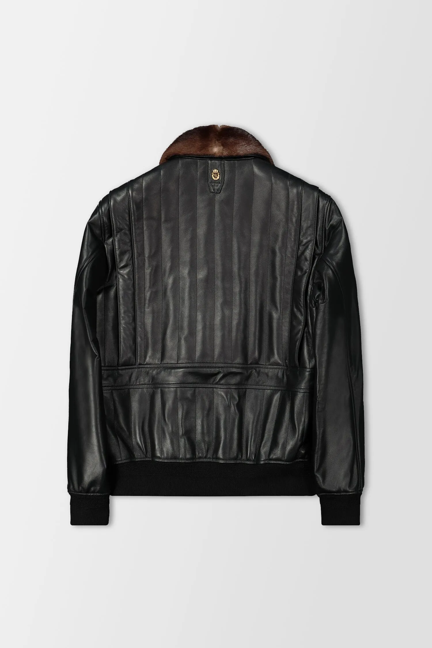 Billionaire Black Leather Jacket