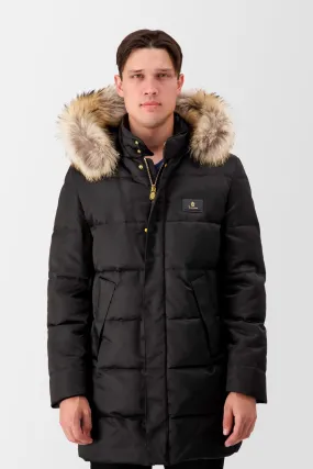 Billionaire Black Long Down Jacket