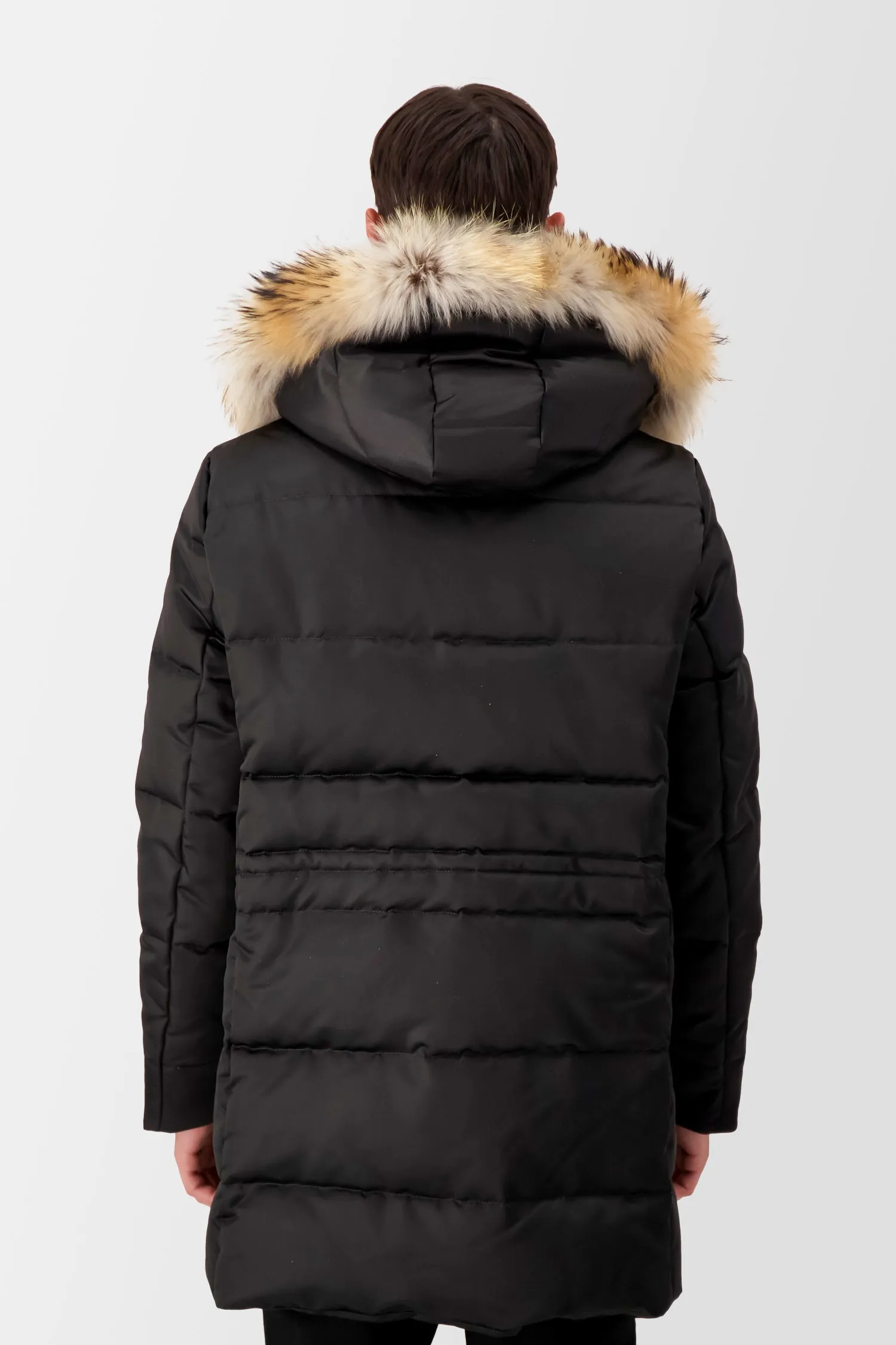 Billionaire Black Long Down Jacket