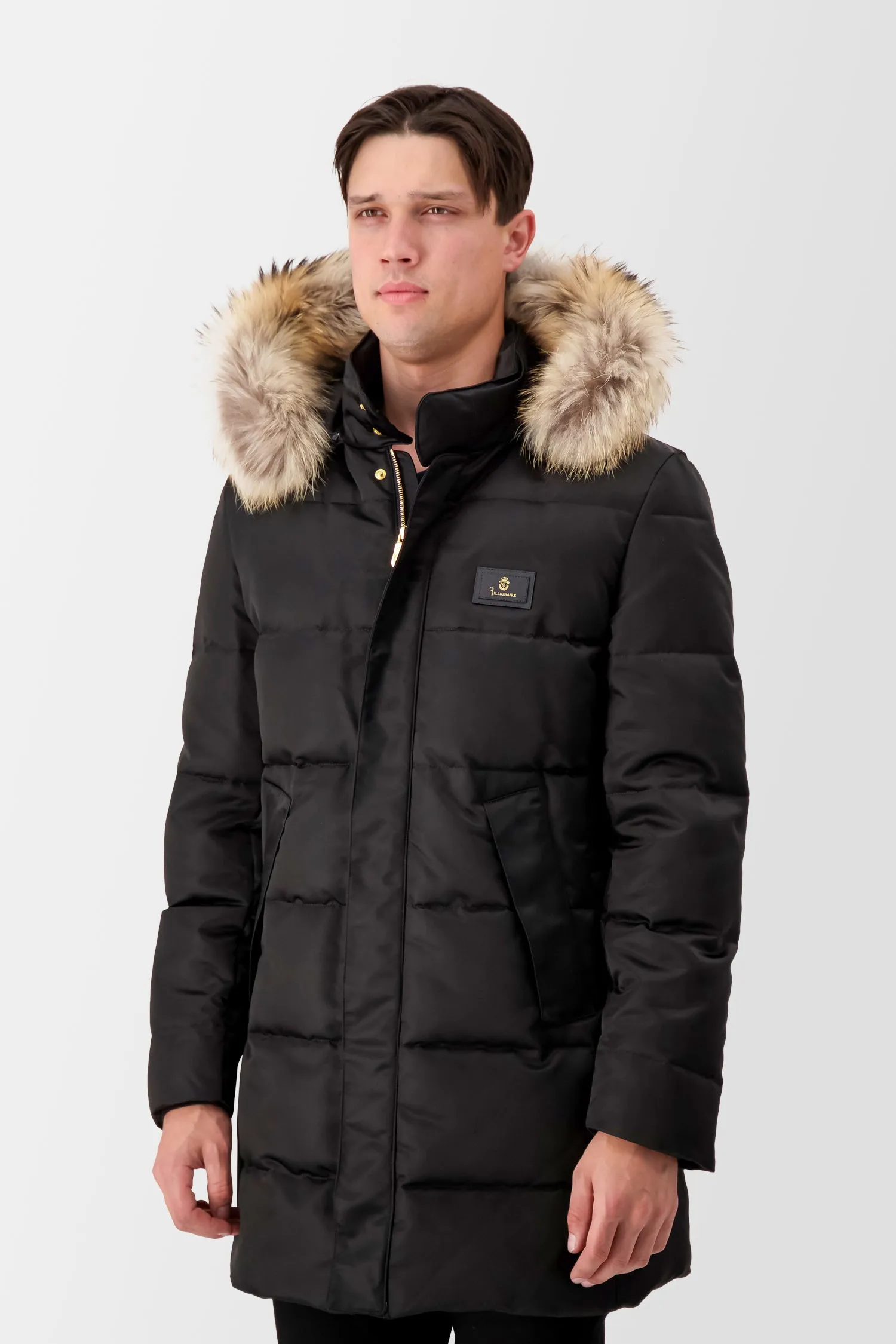 Billionaire Black Long Down Jacket