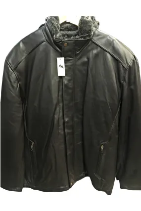 Sure, heres an improved title for the e-commerce product:

Stylish Black Ice Leather Jacket - Mens 5116