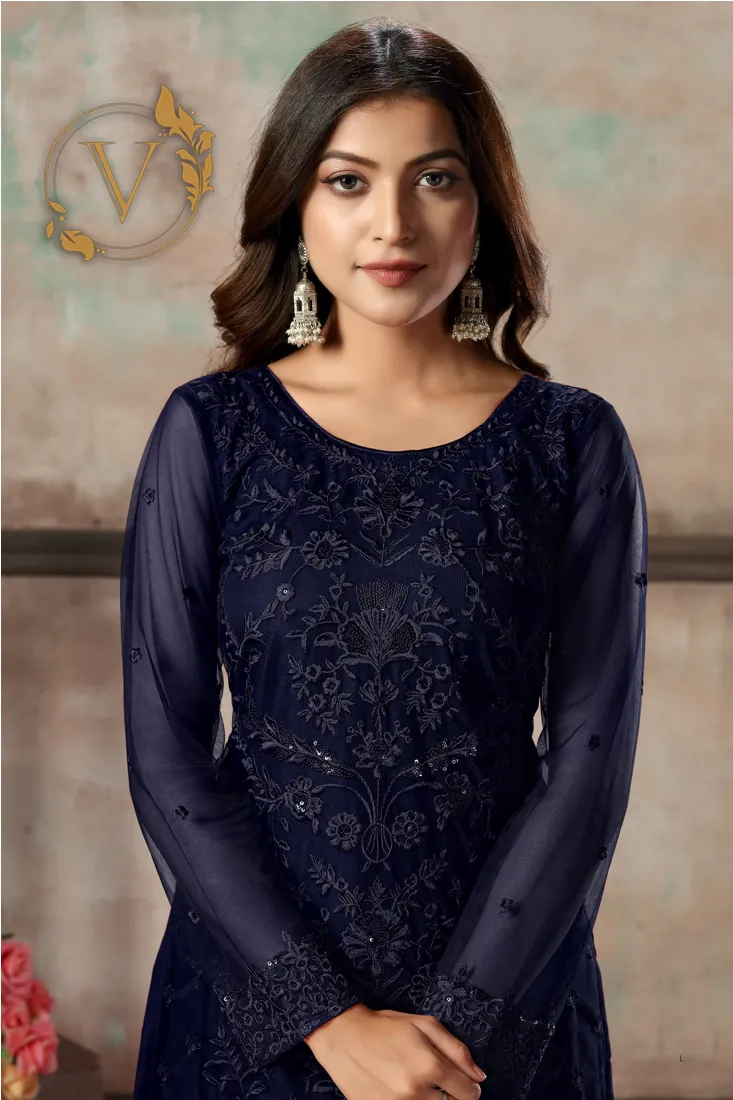 Blue Designer Salwar Suit