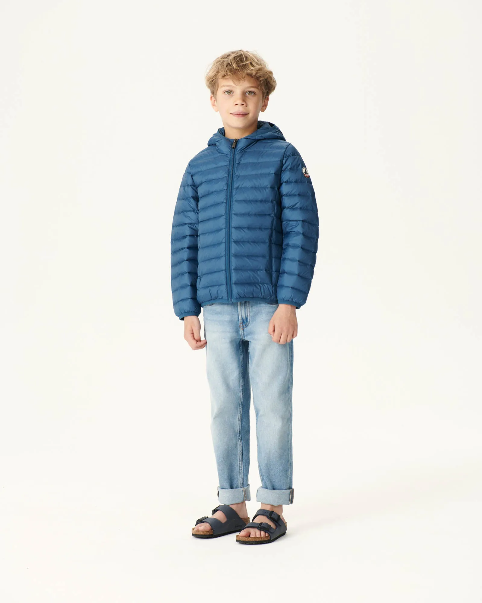 Blue jeans Hooded down jacket Hugo