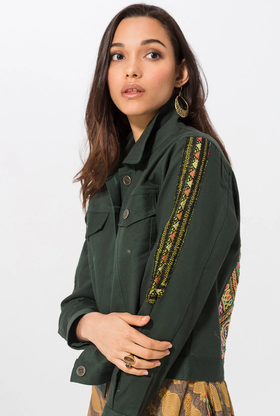 Boho Rogue Jacket Green