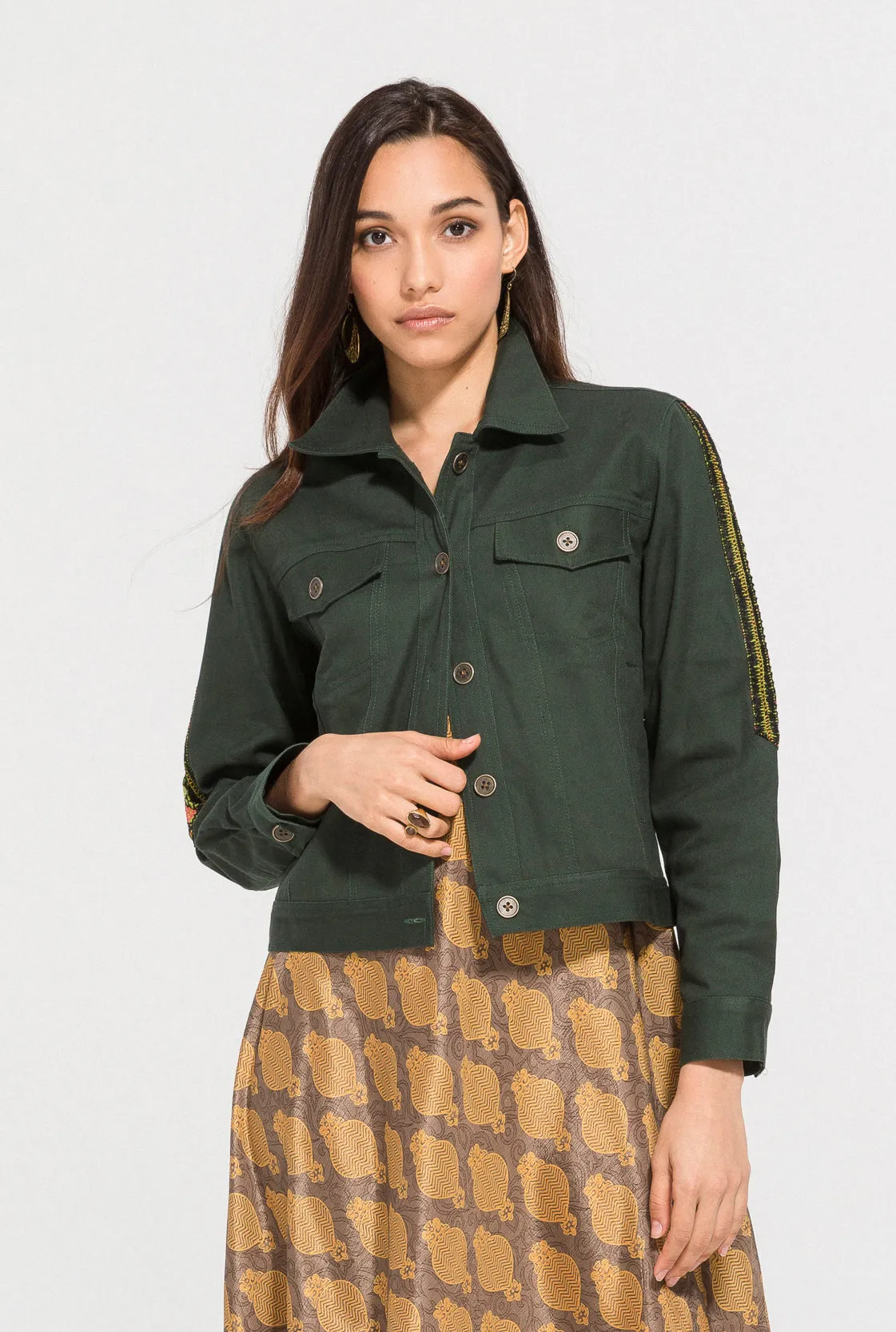 Boho Rogue Jacket Green