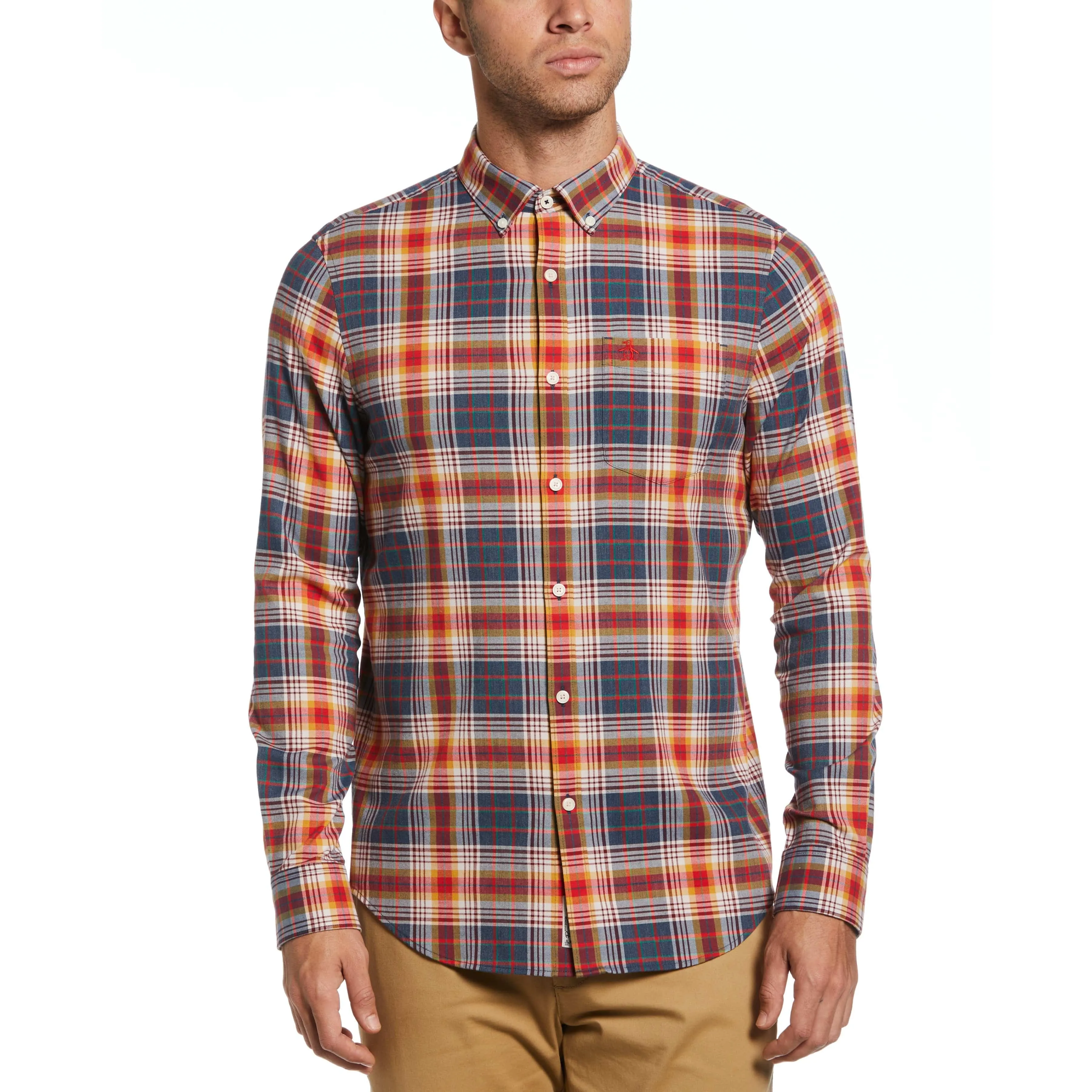 Brushed Flannel Button Down