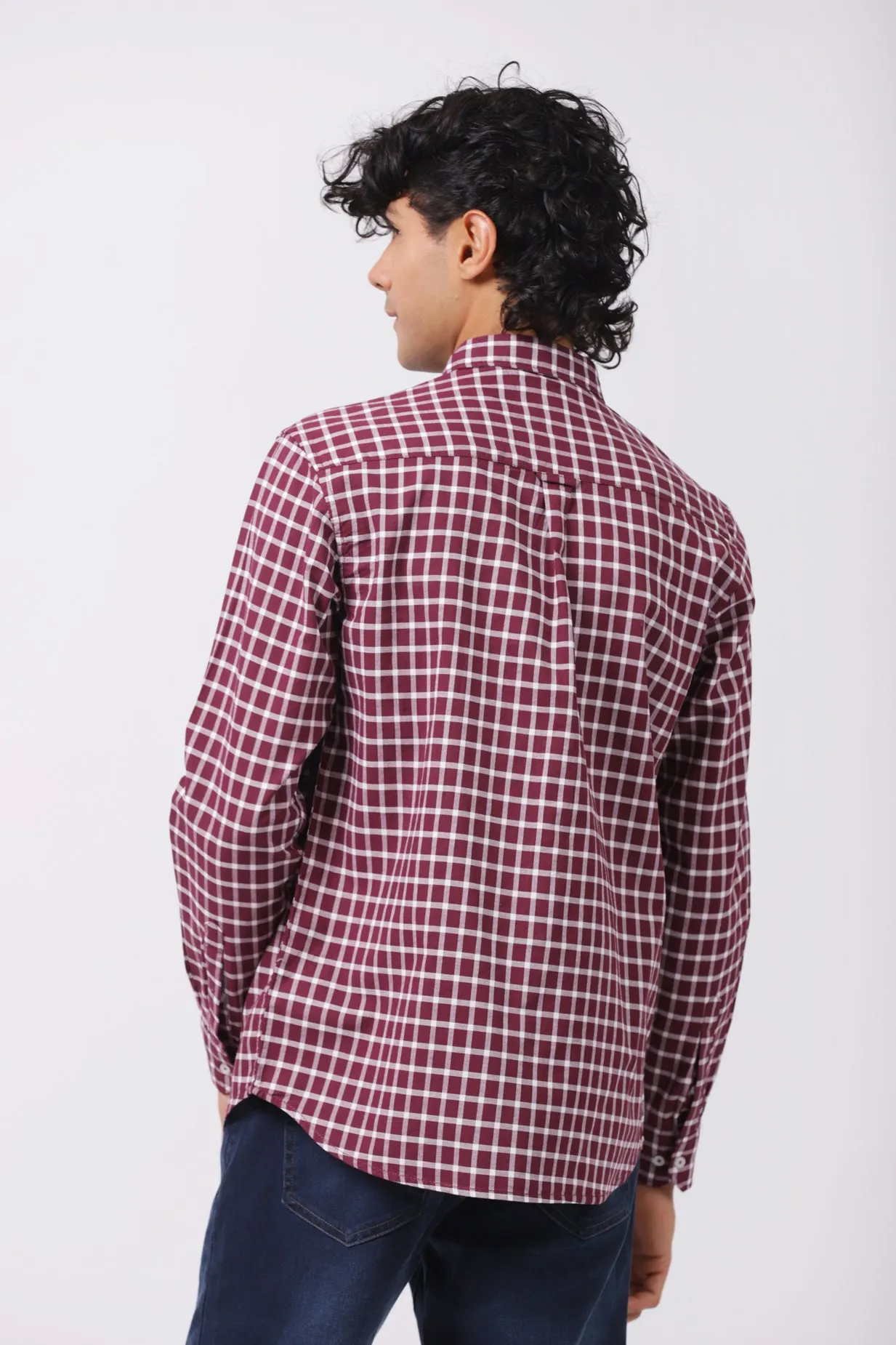 BUTTON DOWN CHECK SHIRT