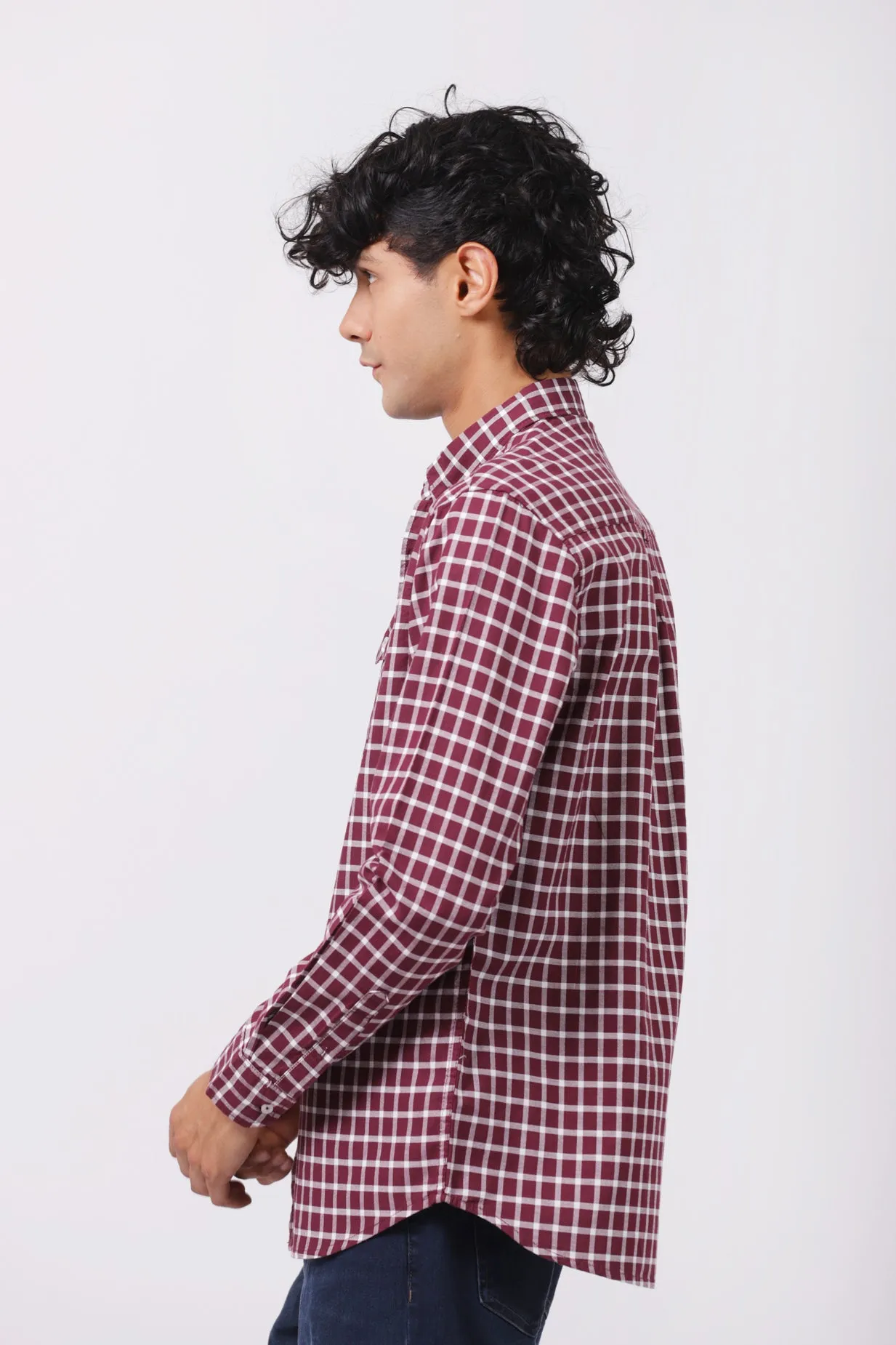 BUTTON DOWN CHECK SHIRT