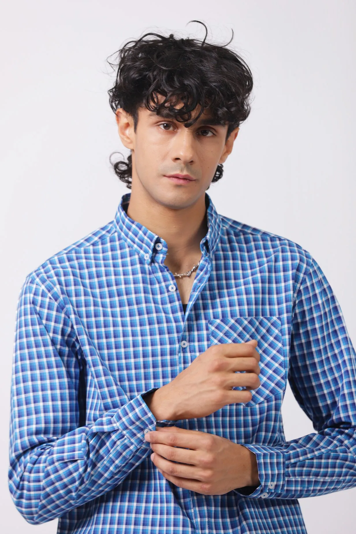 BUTTON DOWN CHECK SHIRT