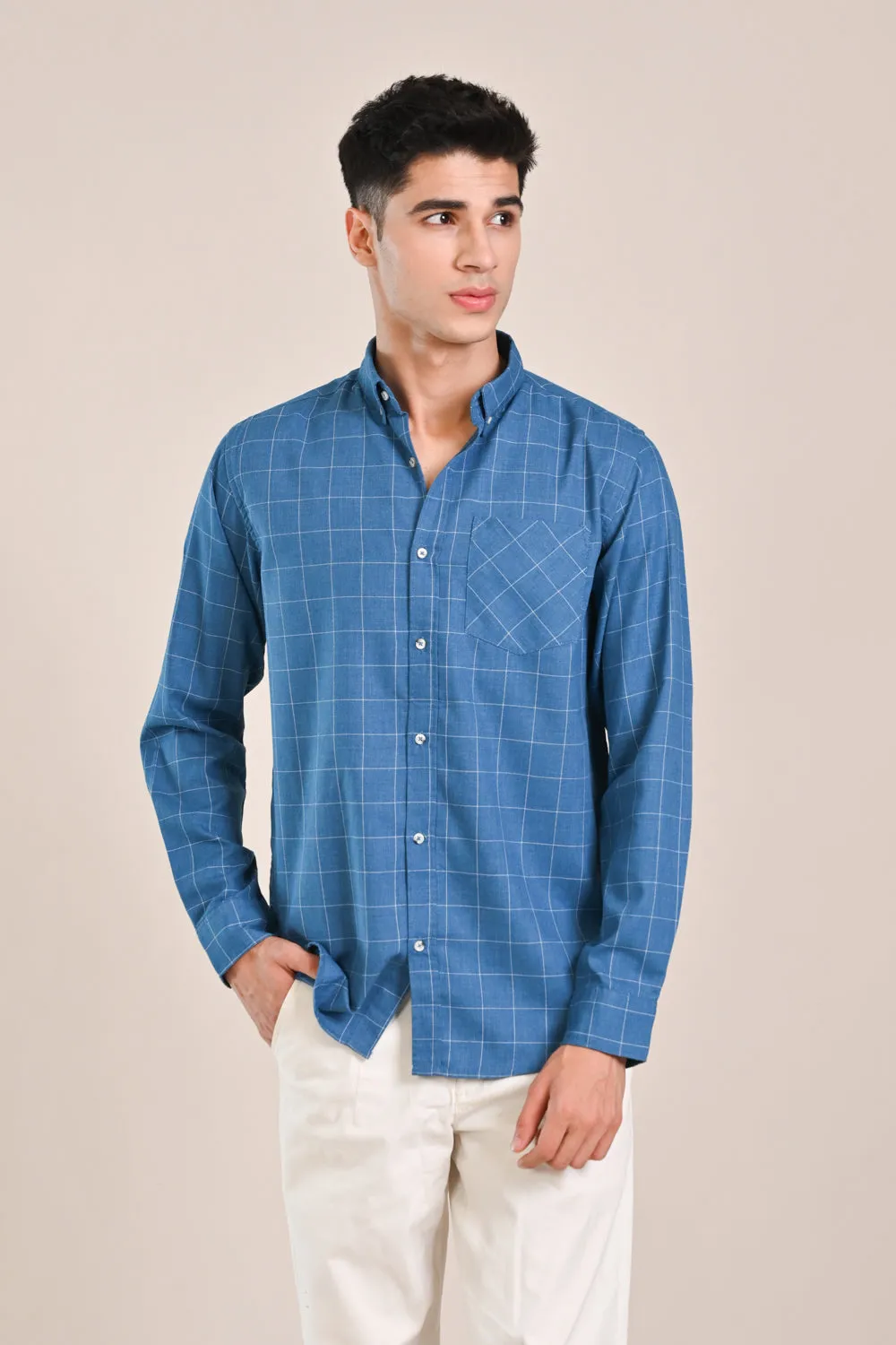 BUTTON DOWN CHECK SHIRT