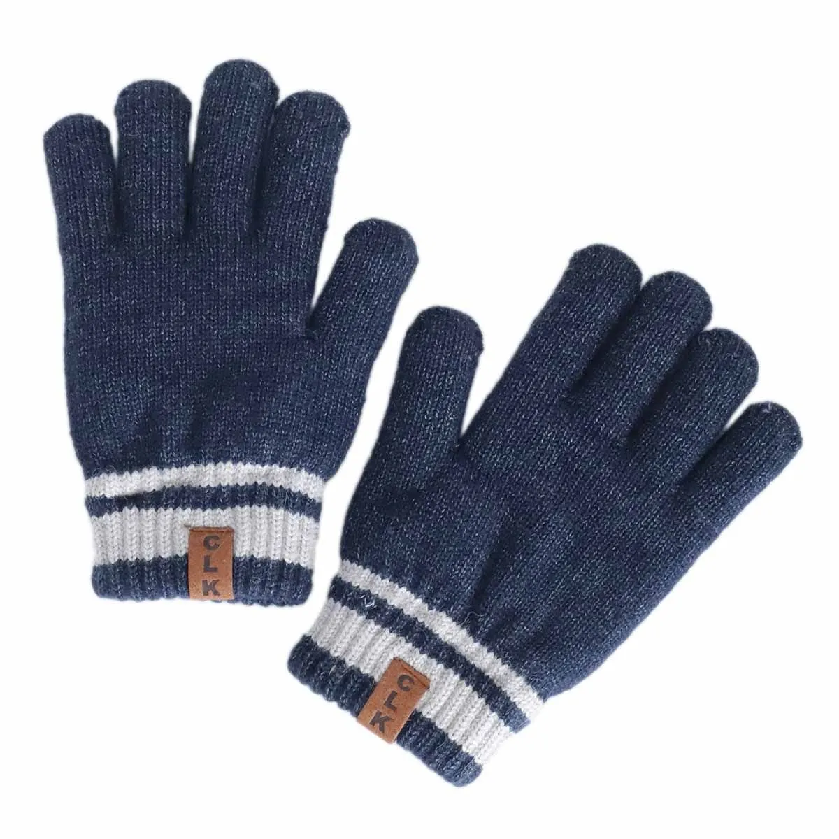 Calikids Knit Gloves - Navy