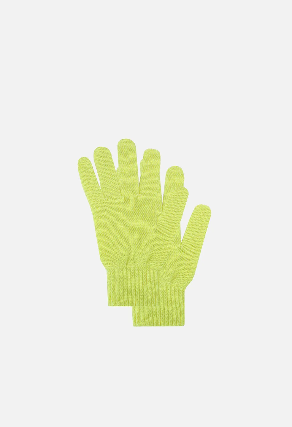 Cashmere Blend Gloves / Citronella