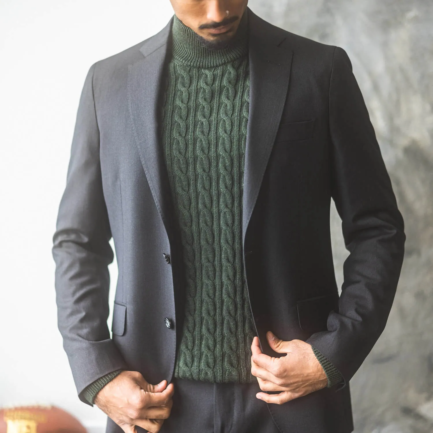 Charcoal Natural Stretch Suit