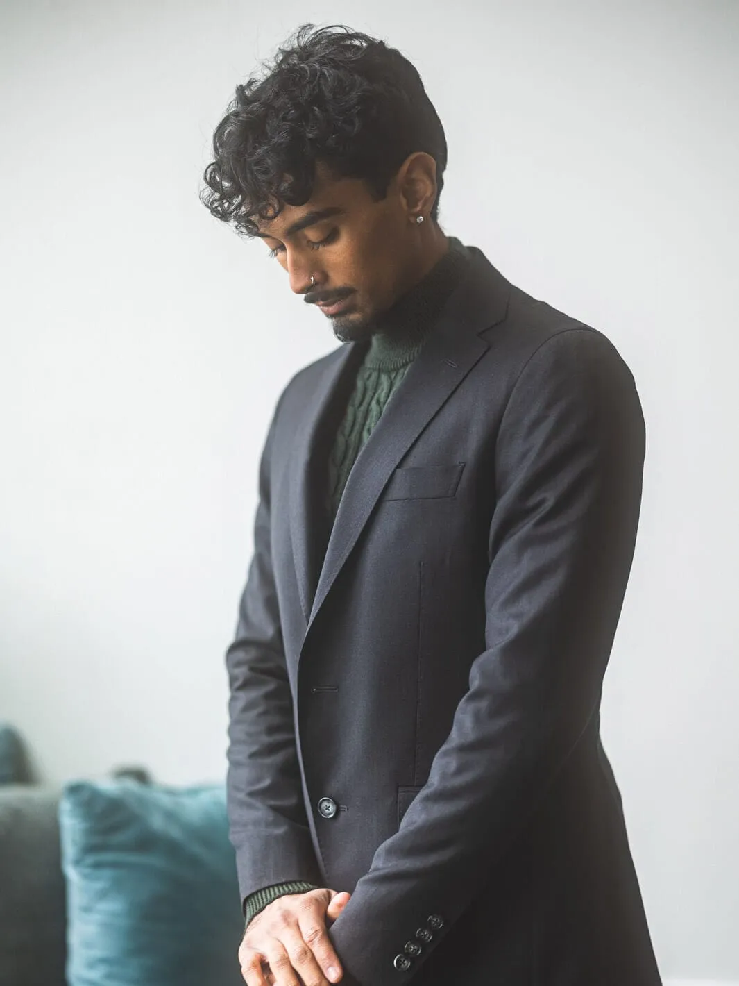 Charcoal Natural Stretch Suit