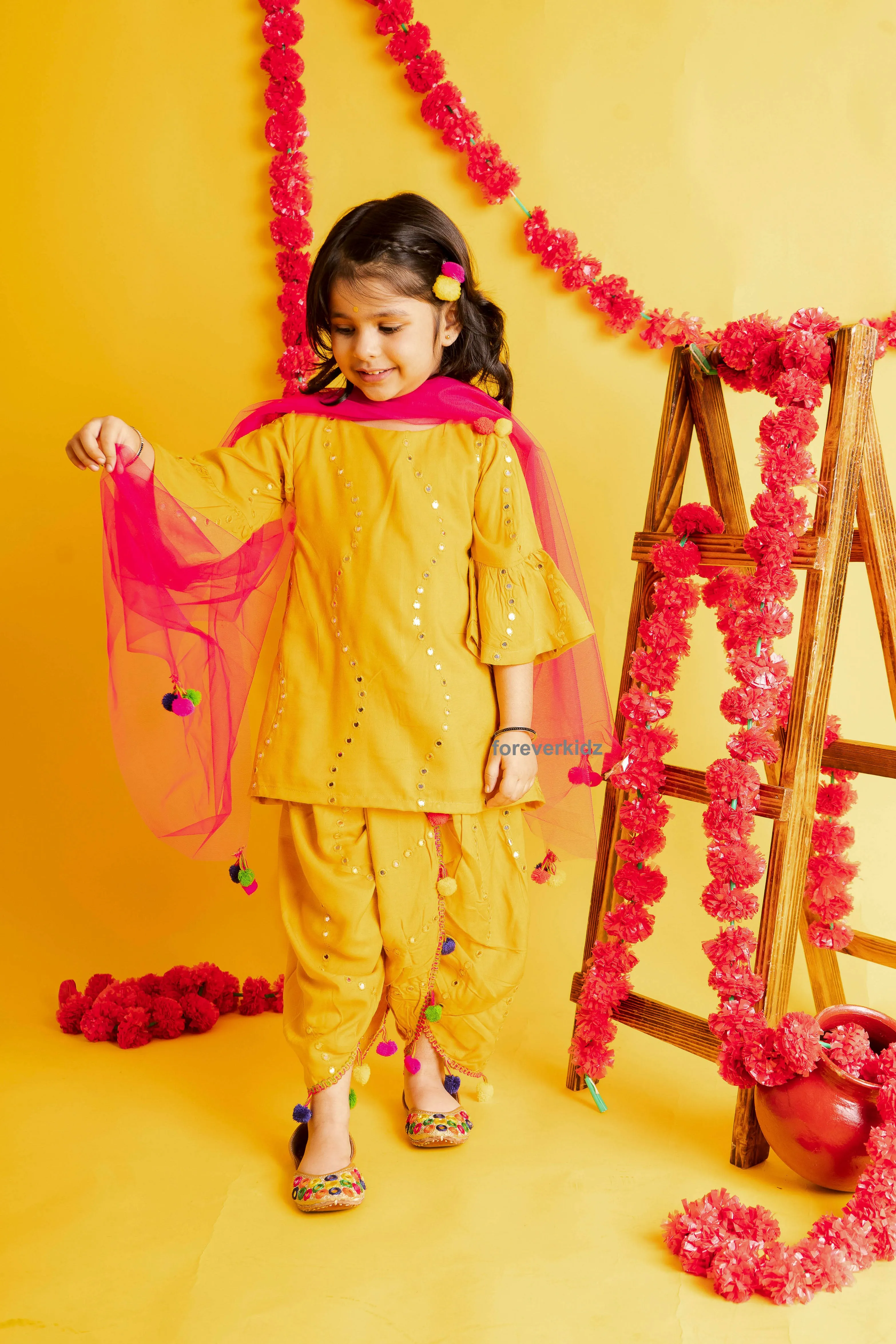 Charming Amber Punjabi Suit