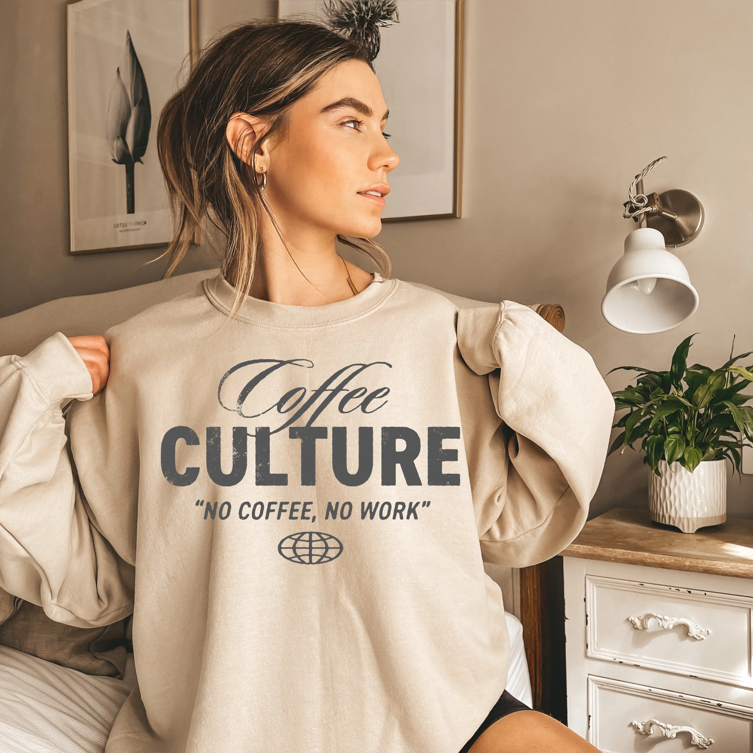 Coffee Culture  Retro Sweatshirt