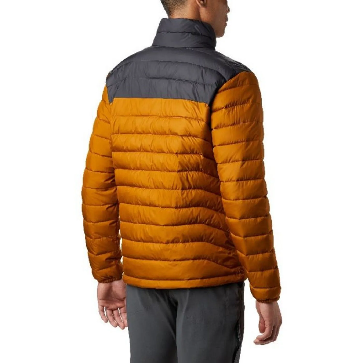 Columbia Men's Powder Lite Insulated Down Alternative Jacket, Amber, XL