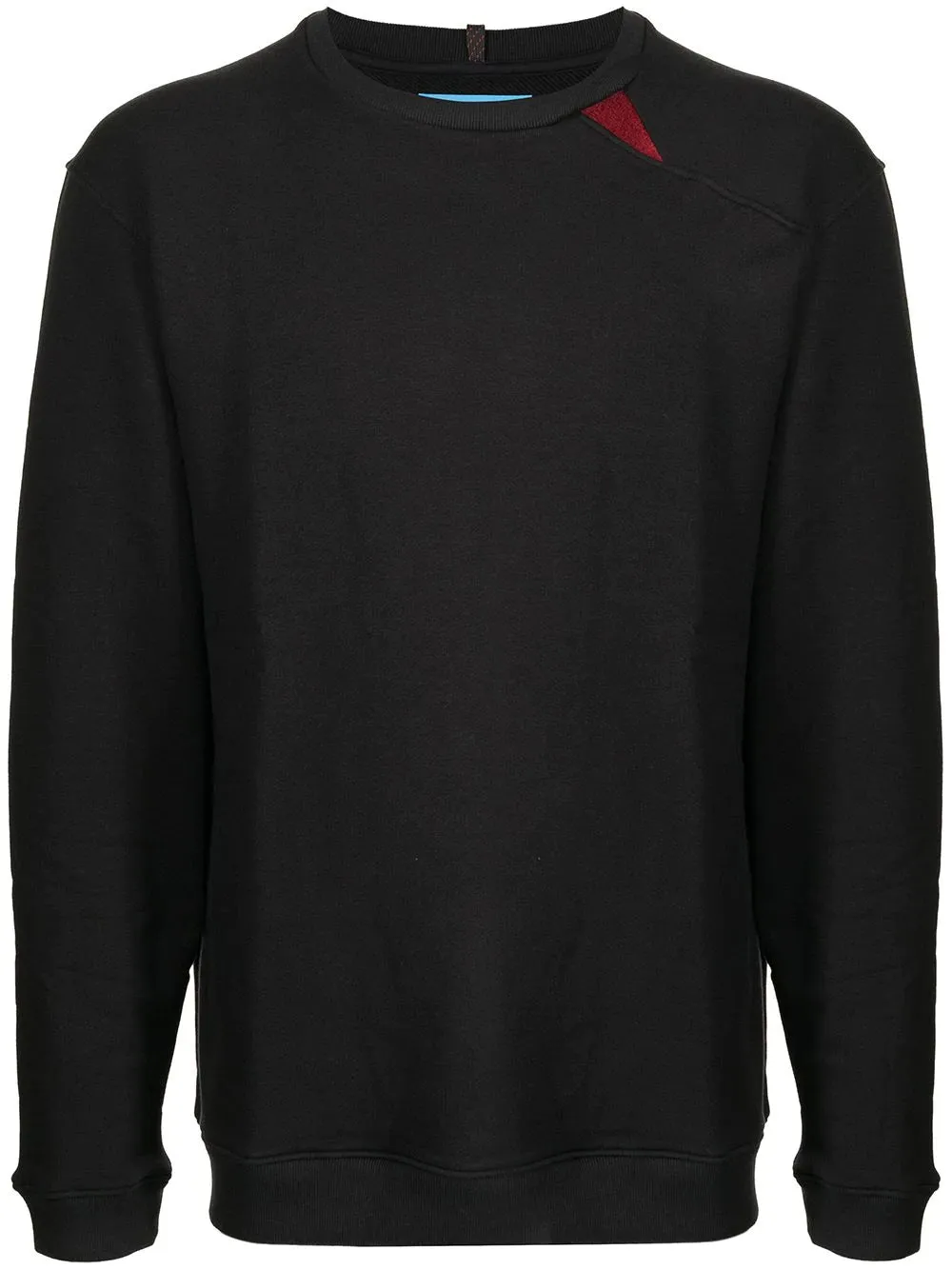 Contrast-Patch Sweatshirt