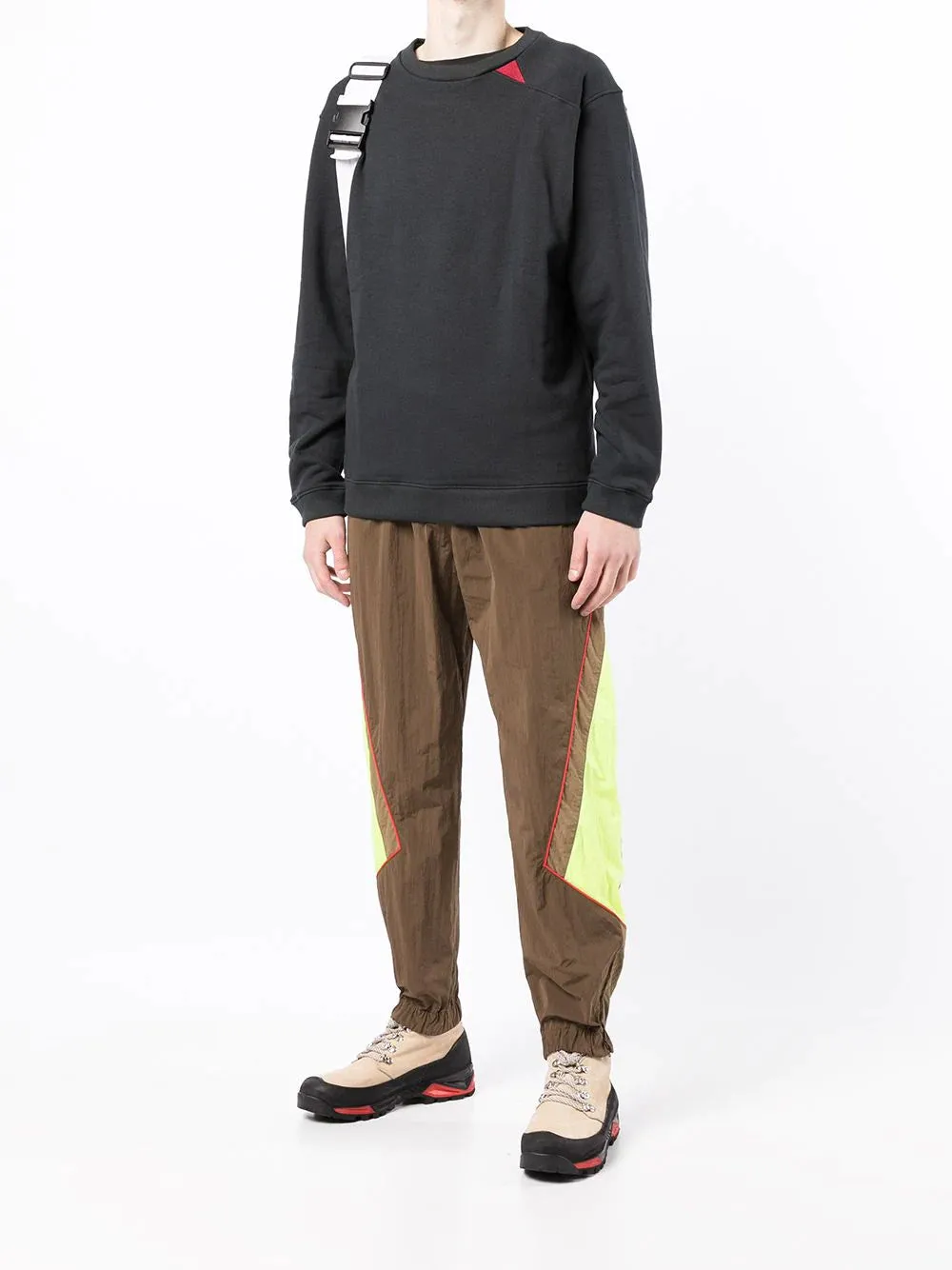 Contrast-Patch Sweatshirt