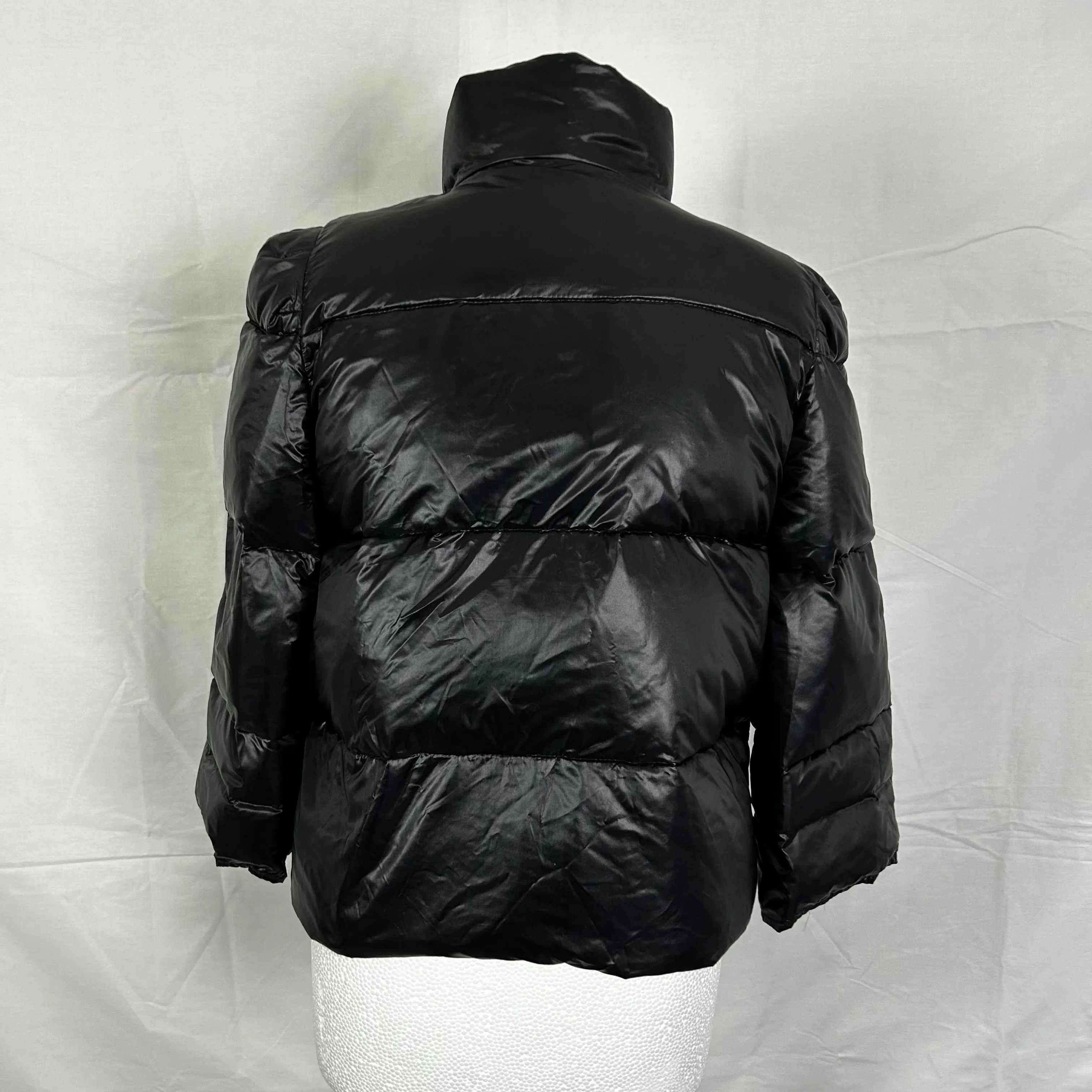 Dries Van Noten Black Quilted Down Crop Jacket M/L