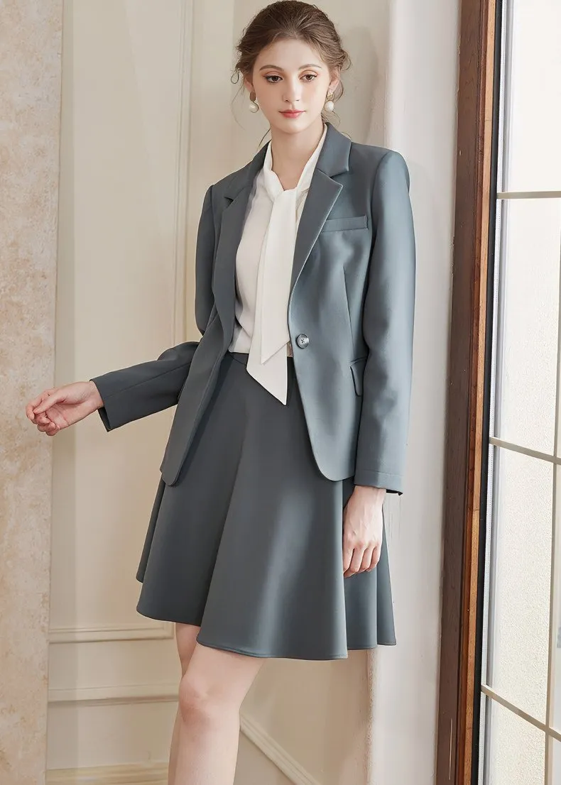 ELEGANT SILHOUETTE JACKETS & SKIRT