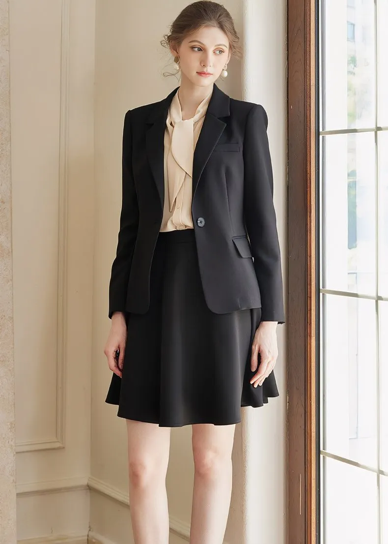 ELEGANT SILHOUETTE JACKETS & SKIRT