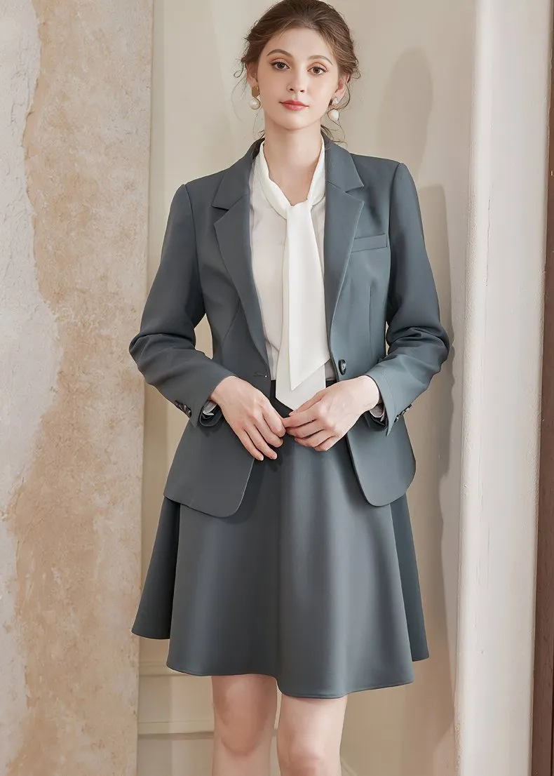 ELEGANT SILHOUETTE JACKETS & SKIRT