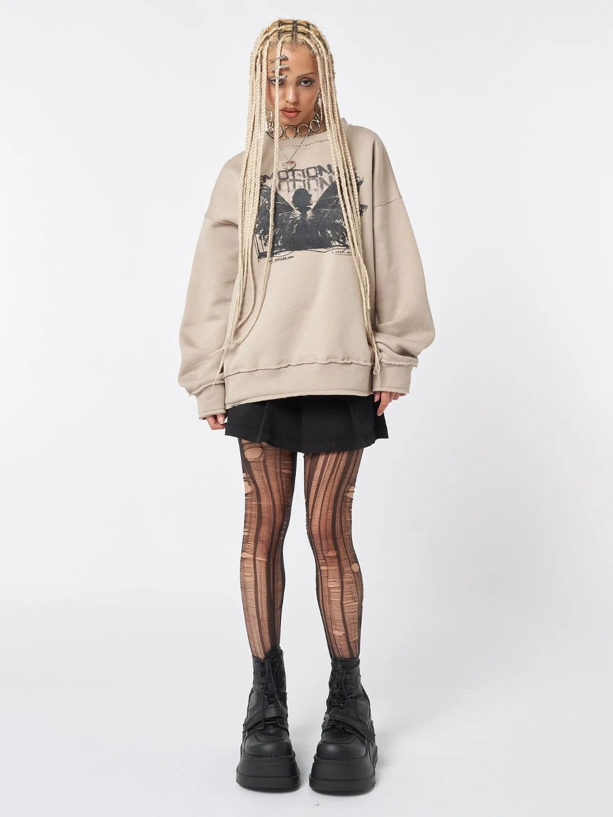 Emotional Fairy Beige Sweatshirt