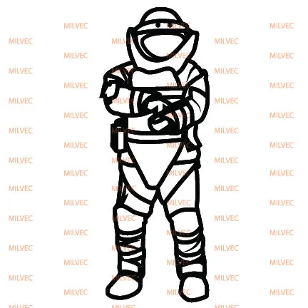 EOD Bomb Suit Vinyl Decal